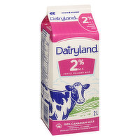 Dairyland - 2% Milk, 2 Litre