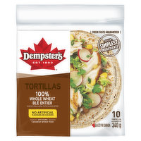 Dempsters - Dempter Whole Wheat Tortilla 7 Inch, 10 Each