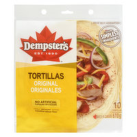 Dempsters - Tortilla Plain 10 Inch, 10 Each