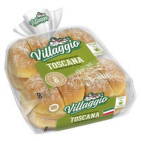 Villaggio - Buns Toscana Crustini, 8 Each