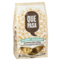 Que Pasa - Organic Tortilla Chips Unsalted, 350 Gram