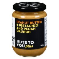 Nuts To You - Peanut Butter + Pecan/Pistachio Crunch