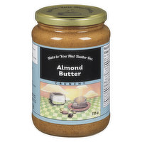 Nuts to You - Almond Butter Crunchy, 735 Gram