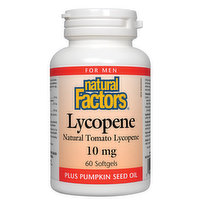 Natural Factors - Lycopene 10mg, 60 Each