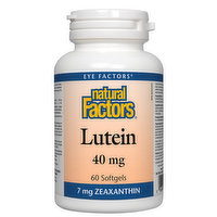 Natural Factors - Lutein 40mg, 60 Each