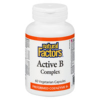 Natural Factors - Active B Complex BioCoenzymated, 60 Each