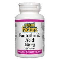 Natural Factors - Pantothenic Acid 250mg, 90 Each