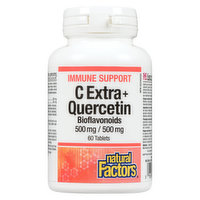 Natural Factors - C Extra + Quercetin Bioflaver 500mg, 60 Each