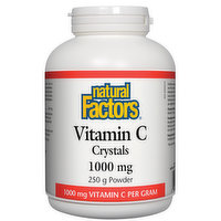 Natural Factors - Vitamin C Crystals, 250 Gram
