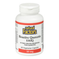 Natural Factors - Bioactive Quercetin EMIQ 50mg, 60 Each