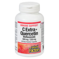 Natural Factors - C Extra + Quercetin 500mg/250mg, 60 Each