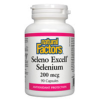 Natural Factors - Seleno Excell Selenium 200mcg, 90 Each