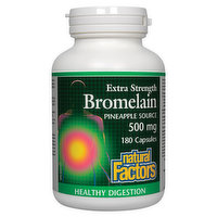 Natural Factors - Bromelain Extra Strength, 180 Each