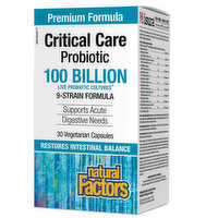 Natural Factors - Probiotic Critical Care, 30 Each