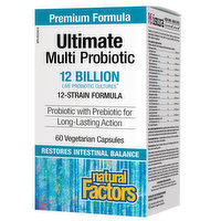 Natural Factors - Ultimate Multi Probiotic 12 Billion, 60 Each