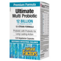 Natural Factors - Ultimate Multi Probiotic 12 Billion, 120 Each