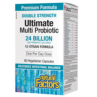 Natural Factors - Ultimate Multi Probiotic Double Strength, 60 Each