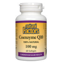 Natural Factors - Coenzyme Q10 100mg, 60 Each