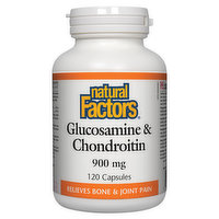 Natural Factors - Glucosamine & Chondrotin 900mg, 120 Each