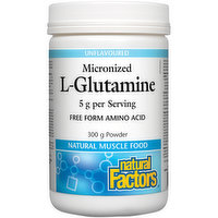 Natural Factors - L-Glutamine Micronized, 300 Gram