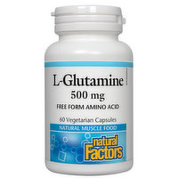 Natural Factors - L-Glutamine 500mg, 60 Each