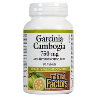 Natural Factors - HerbalFactors Garcinia Cambogia 750mg, 90 Each