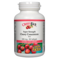 Natural Factors - CherryRich Cherry Concentrate Super Strength, 90 Each