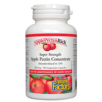 Natural Factors - Apple Pectin Concentrate Super Strength, 90 Each
