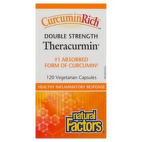 Natural Factors - CurcuminRich Theracumin Double Strength, 120 Each