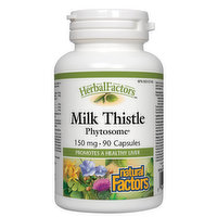 Natural Factors - Herb Factors Milk Thistle, 90 Each