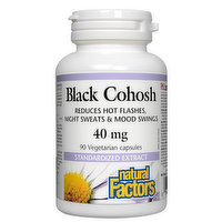 Natural Factors - Black Cohosh Standardized Extract 40mg, 90 Each