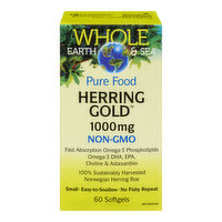 Whole Earth & Sea - Omega 3 Herring Gold 1000mg, 60 Each