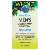 Whole Earth & Sea - Multivitamin & Mineral Men's, 60 Each