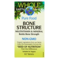 Whole Earth & Sea - Multivitamin & Mineral Bone Structure, 60 Each