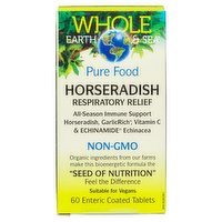 Whole Earth & Sea - Horseradish Respiratory Relief, 60 Each