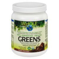 Whole Earth & Sea - Fermented Greens Chocolate, 438 Gram