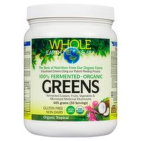 Whole Earth & Sea - Fermented Greens Tropical, 405 Gram