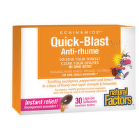Natural Factors - Echinamide Quick Blast Chews, 30 Each