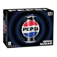 Pepsi - Max Zero Calorie Cola, 12 Each