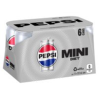 Pepsi - Diet Cola Cans, 6 Each