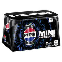 Pepsi Pepsi - Mini Cans - Zero Sugar, 6 Each