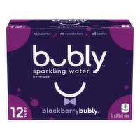 Bubly - Sparkling Water - Blackberrybubly, 12 Each