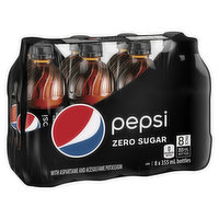 Pepsi - Zero Sugar Bottle, 8 Each