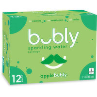 Bubly - Sparkling Water Beverage, Apple, 355 Millilitre