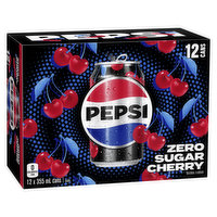 Pepsi - Zero Wild Cherry, 12 Each