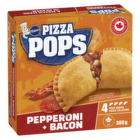 Pillsbury - Pizza Pops Pepperoni & Bacon, 380 Gram