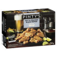 Pinty's - Salt & Cracked Black Pepper Chicken Wings, 780 Gram