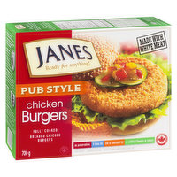 Janes - Pub Style Chicken Burgers, 700 Gram