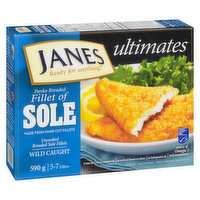 Janes - Fillet Of Sole - Panko Breaded, 590 Gram