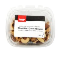 Quality Foods - Roasted & Salted Mixed Nuts/Cashews, 250 Gram